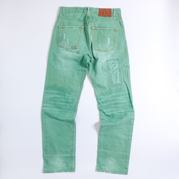 Global Work patchwork ripped denim jeans (japan) - Picture 4 of 5